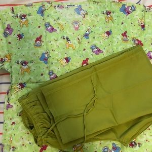 Printed scrub Set
